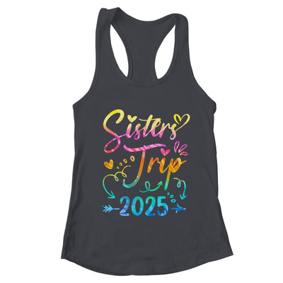 Sister's Road Trip 2025 Tie Dye Cute Sisters Weekend Trip Shirt & Tank Top | teecentury