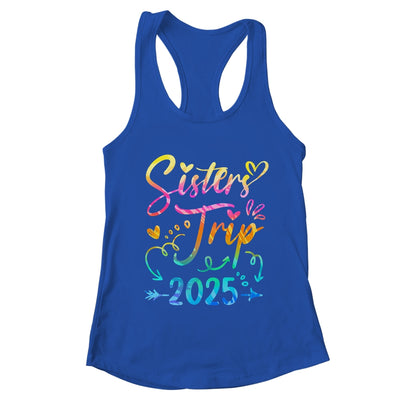 Sister's Road Trip 2025 Tie Dye Cute Sisters Weekend Trip Shirt & Tank Top | teecentury