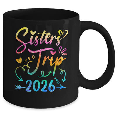 Sister's Road Trip 2026 Tie Dye Cute Sisters Weekend Trip Mug | teecentury