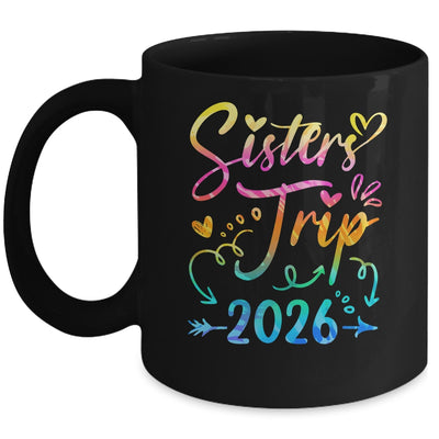 Sister's Road Trip 2026 Tie Dye Cute Sisters Weekend Trip Mug | teecentury