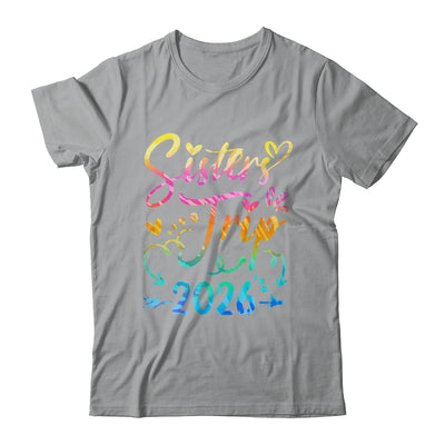 Sister's Road Trip 2026 Tie Dye Cute Sisters Weekend Trip Shirt & Tank Top | teecentury
