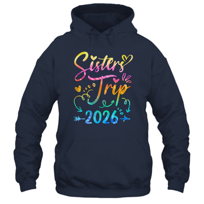 Sister's Road Trip 2026 Tie Dye Cute Sisters Weekend Trip Shirt & Tank Top | teecentury