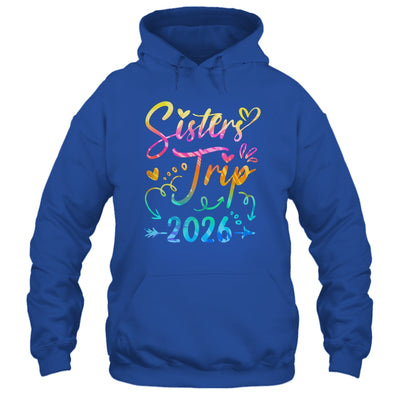 Sister's Road Trip 2026 Tie Dye Cute Sisters Weekend Trip Shirt & Tank Top | teecentury