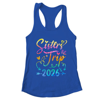 Sister's Road Trip 2026 Tie Dye Cute Sisters Weekend Trip Shirt & Tank Top | teecentury