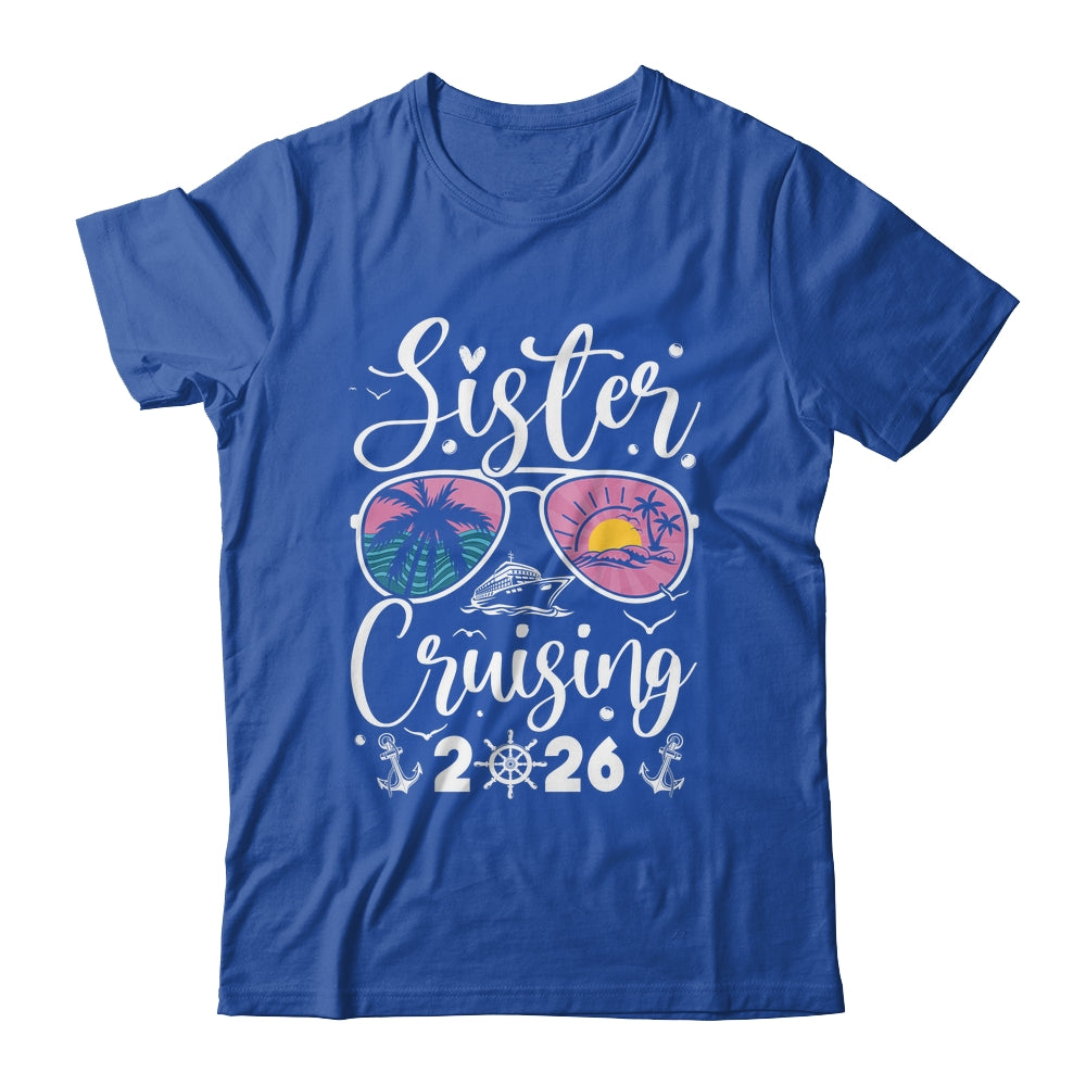 Sisters Cruise 2026 Sister Cruising Vacation Trip Women Girl Shirt & Tank Top | teecentury