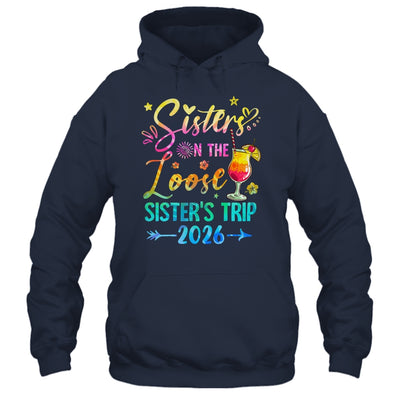 Sisters On The Loose Tie Dye Sister's Weekend Trip 2026 Shirt & Tank Top | teecentury