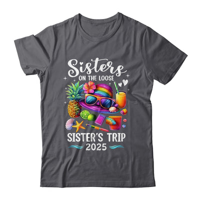 Sisters Trip 2025 Summer Cute Sister's On The Loose 2025 Shirt & Tank Top | teecentury