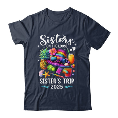 Sisters Trip 2025 Summer Cute Sister's On The Loose 2025 Shirt & Tank Top | teecentury