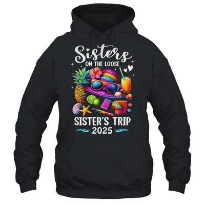 Sisters Trip 2025 Summer Cute Sister's On The Loose 2025 Shirt & Tank Top | teecentury