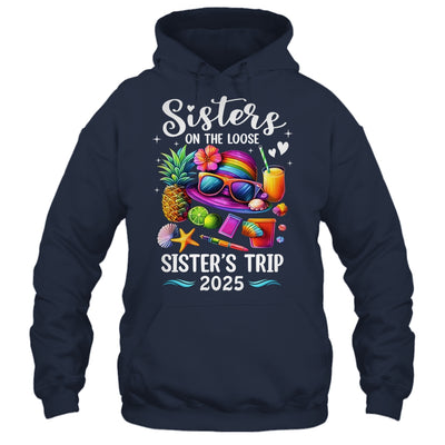 Sisters Trip 2025 Summer Cute Sister's On The Loose 2025 Shirt & Tank Top | teecentury