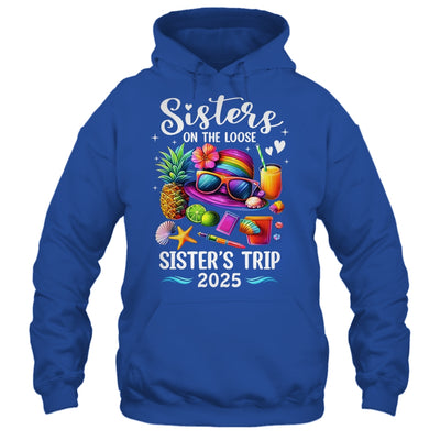 Sisters Trip 2025 Summer Cute Sister's On The Loose 2025 Shirt & Tank Top | teecentury