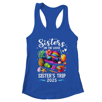 Sisters Trip 2025 Summer Cute Sister's On The Loose 2025 Shirt & Tank Top | teecentury