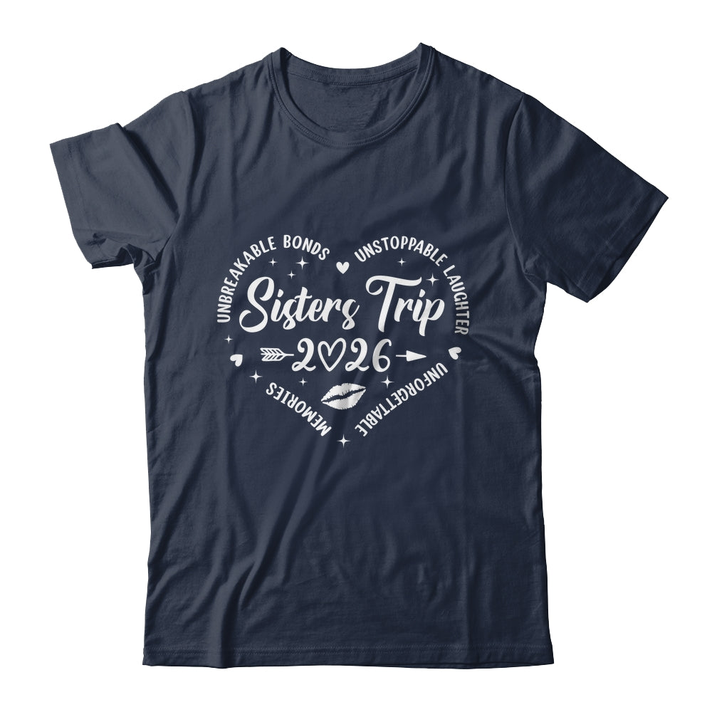 Sisters Trip 2026 Friends Trip Memories Vacation Retro Shirt & Tank Top | teecentury