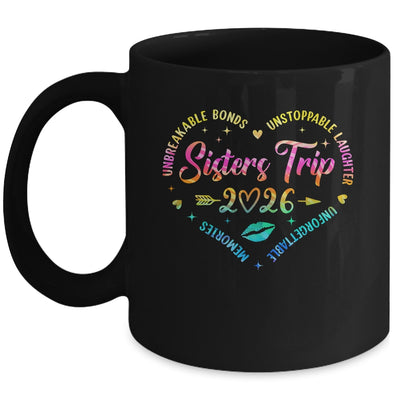Sisters Trip 2026 Memories Trip Friends Vacation Retro Mug | teecentury