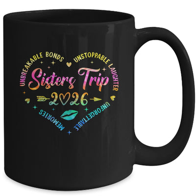 Sisters Trip 2026 Memories Trip Friends Vacation Retro Mug | teecentury