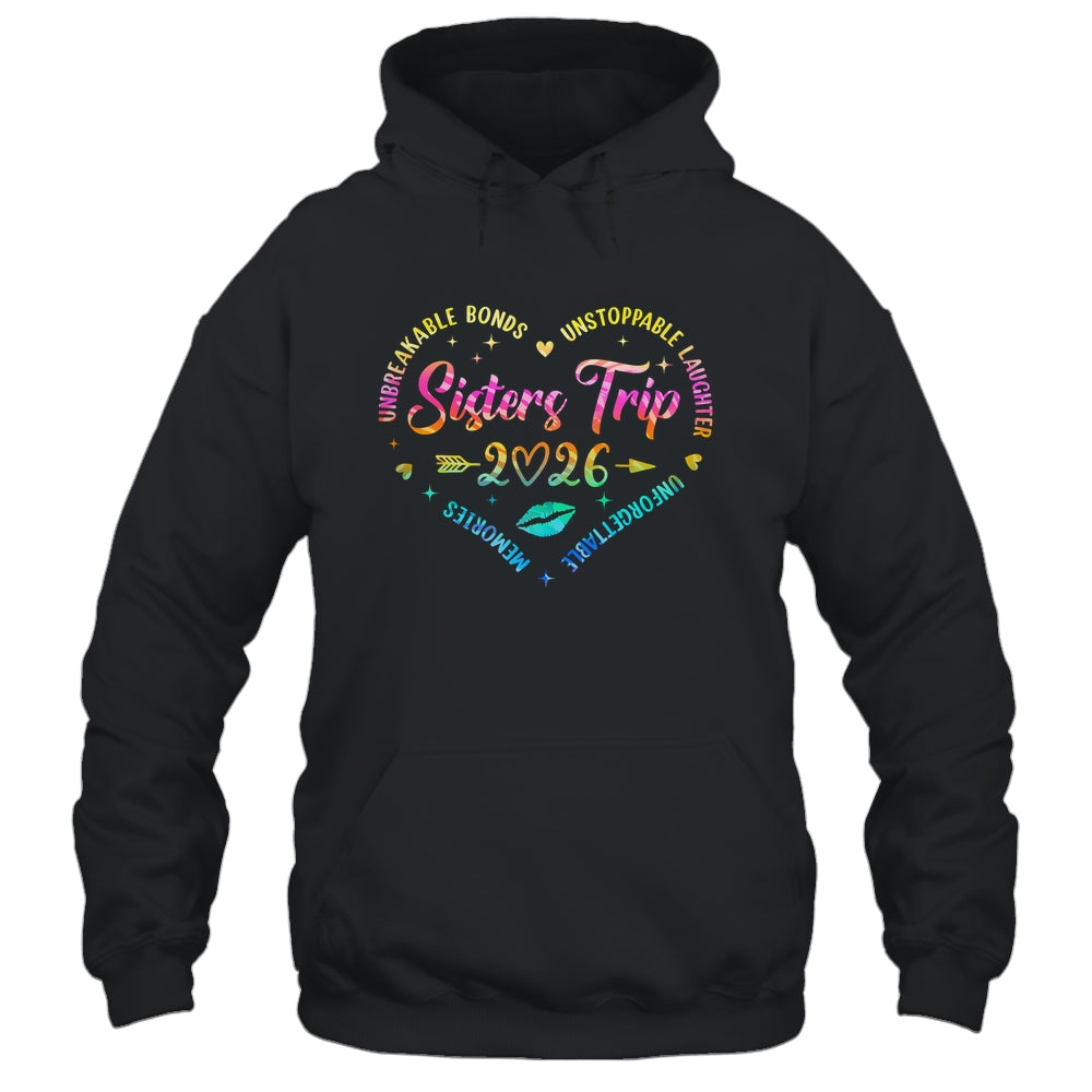 Sisters Trip 2026 Memories Trip Friends Vacation Retro Shirt & Tank Top | teecentury