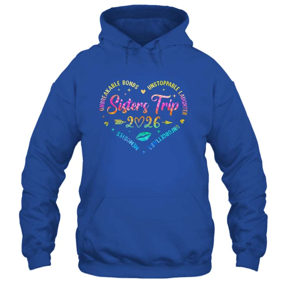 Sisters Trip 2026 Memories Trip Friends Vacation Retro Shirt & Tank Top | teecentury