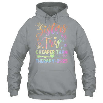 Sisters Trip Funny Sisters Squad Cheapers Than Therapy 2025 Shirt & Tank Top | teecentury
