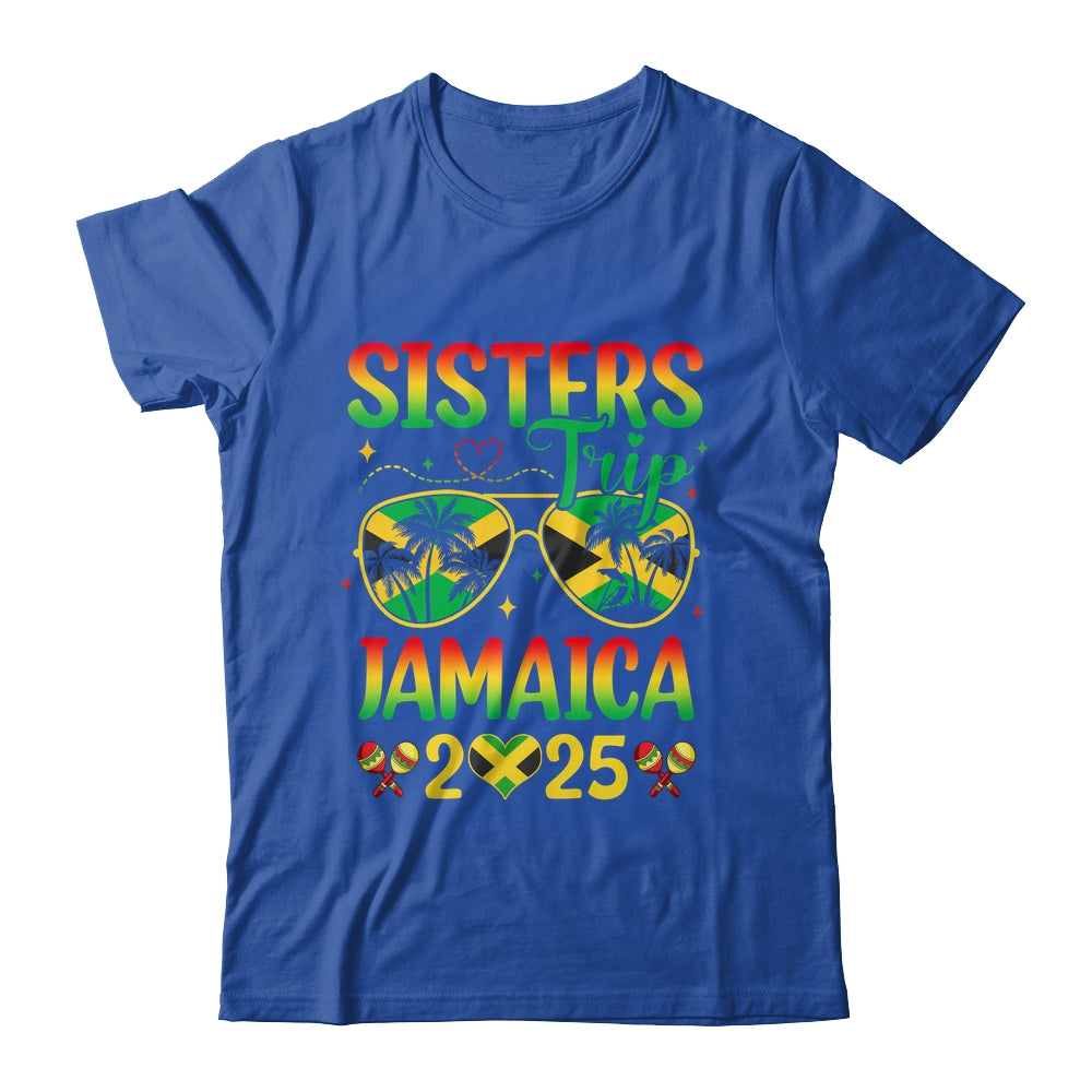 Sisters Trip Jamaica 2025 Summer Vintage Beach Girls Trip Shirt & Tank Top | teecentury