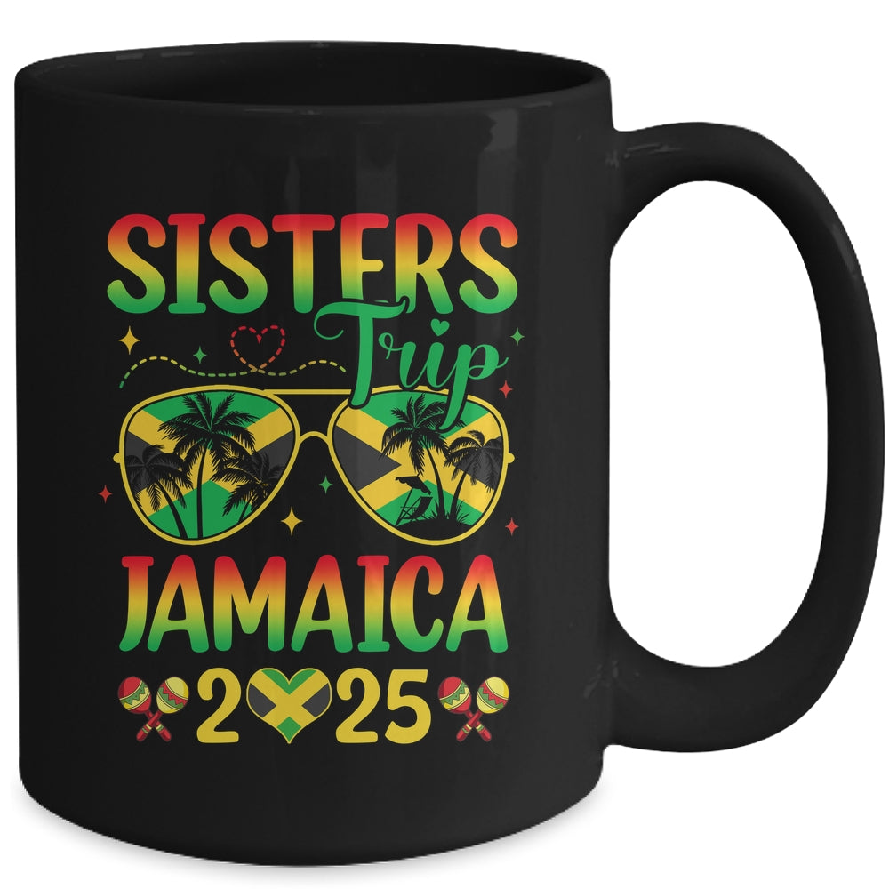 Sisters Trip Jamaica 2025 Summer Vintage Beach Girls Trip Mug | teecentury