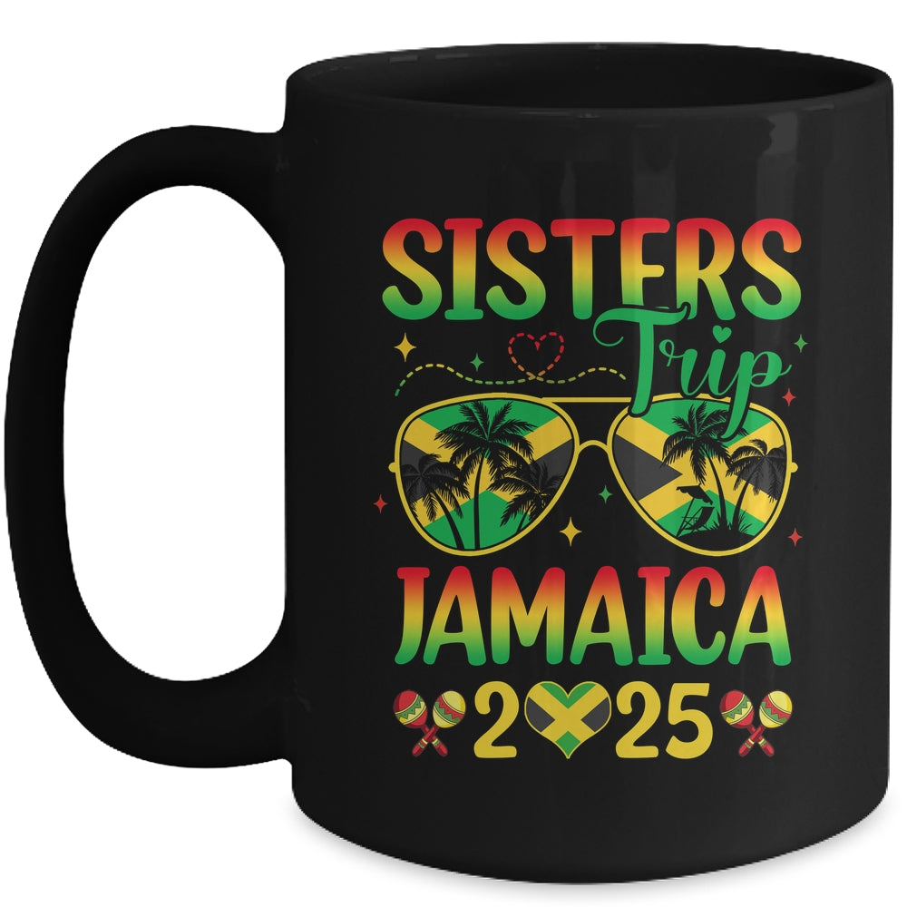 Sisters Trip Jamaica 2025 Summer Vintage Beach Girls Trip Mug | teecentury