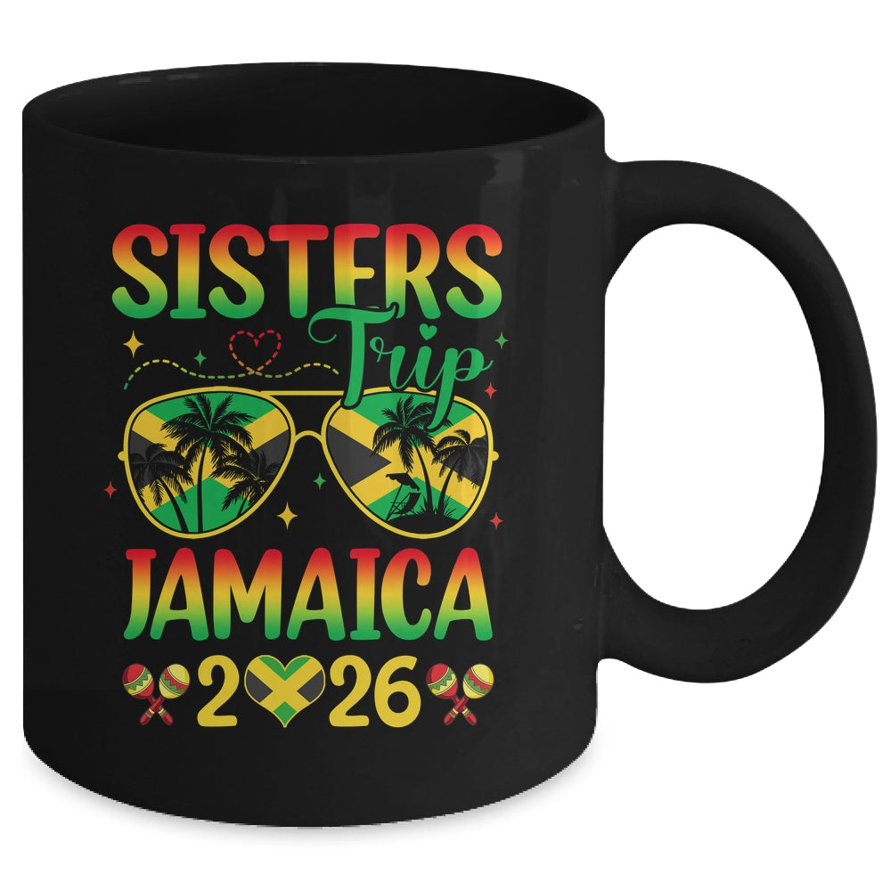 Sisters Trip Jamaica 2026 Summer Vintage Beach Girls Trip Mug | teecentury