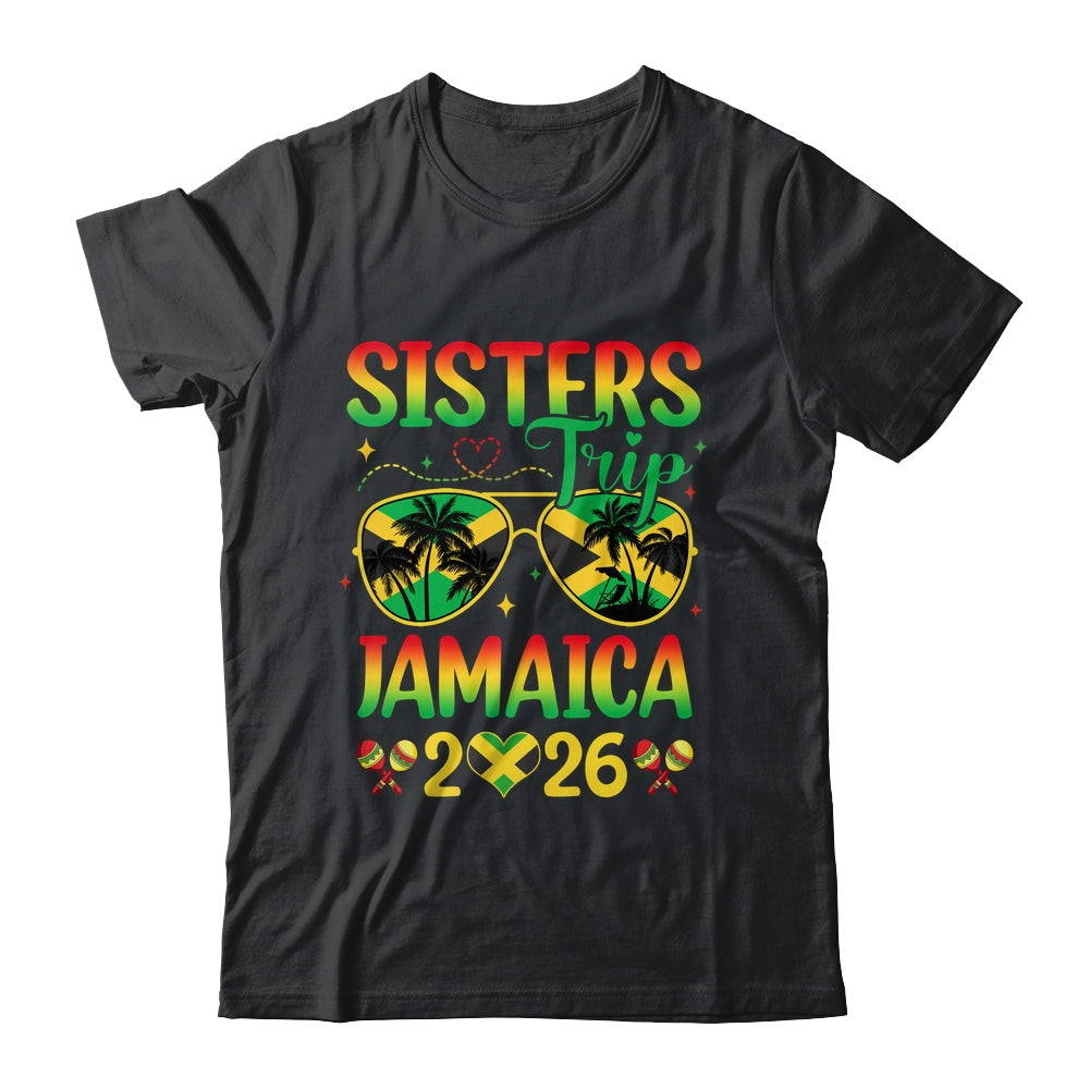 Sisters Trip Jamaica 2026 Summer Vintage Beach Girls Trip Shirt & Tank Top | teecentury
