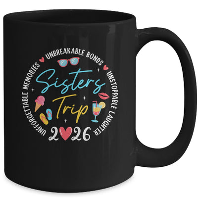 Sistes Trip 2026 Memories Girls Friends Trip Vacation Retro Mug | teecentury