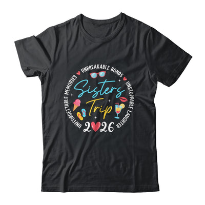 Sistes Trip 2026 Memories Girls Friends Trip Vacation Retro Shirt & Tank Top | teecentury