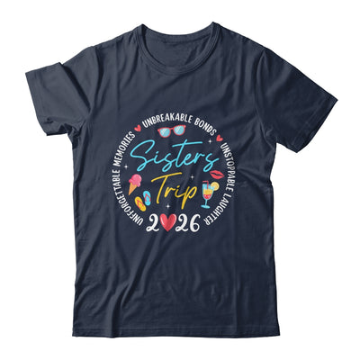 Sistes Trip 2026 Memories Girls Friends Trip Vacation Retro Shirt & Tank Top | teecentury