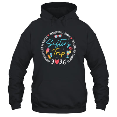 Sistes Trip 2026 Memories Girls Friends Trip Vacation Retro Shirt & Tank Top | teecentury