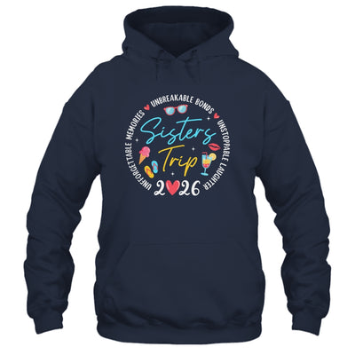 Sistes Trip 2026 Memories Girls Friends Trip Vacation Retro Shirt & Tank Top | teecentury