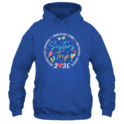 Sistes Trip 2026 Memories Girls Friends Trip Vacation Retro Shirt & Tank Top | teecentury