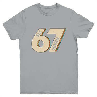 Six Seven 6 7 Meme 67 Funny Retro Boys Kids Youth Shirt | teecentury
