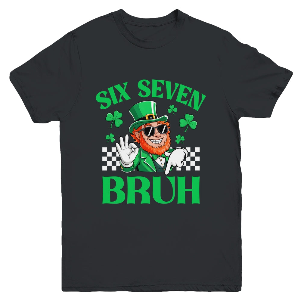 Six Seven Bruh St Patricks Day 6 7 Meme 67 Kids Youth Boys Youth Shirt | teecentury