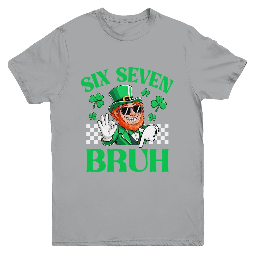 Six Seven Bruh St Patricks Day 6 7 Meme 67 Kids Youth Boys Youth Shirt | teecentury