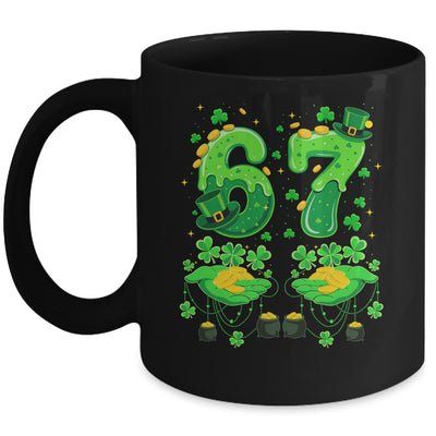 Six Seven Meme 67 St Patricks Day Shamrock Men Women Kids Mug | teecentury
