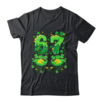 Six Seven Meme 67 St Patricks Day Shamrock Men Women Kids Shirt & Hoodie | teecentury
