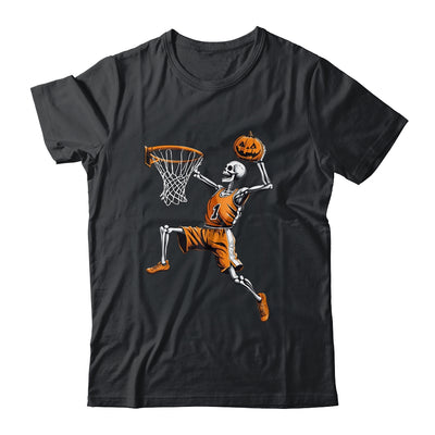 Skeleton Basketball Player Men Boys Spooky For Halloween Shirt & Sweatshirt | teecentury