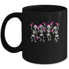 Skeleton Breast Cancer Awareness Pink Ribbon Women Men Kids Mug | teecentury