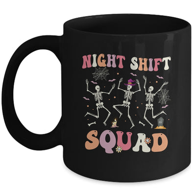 Skeleton Dancing Nurse Night Shift Squad Halloween Women Mug | teecentury