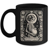Skeleton Expectant Mother Tarot Card Pregnancy Announcement Mug | teecentury