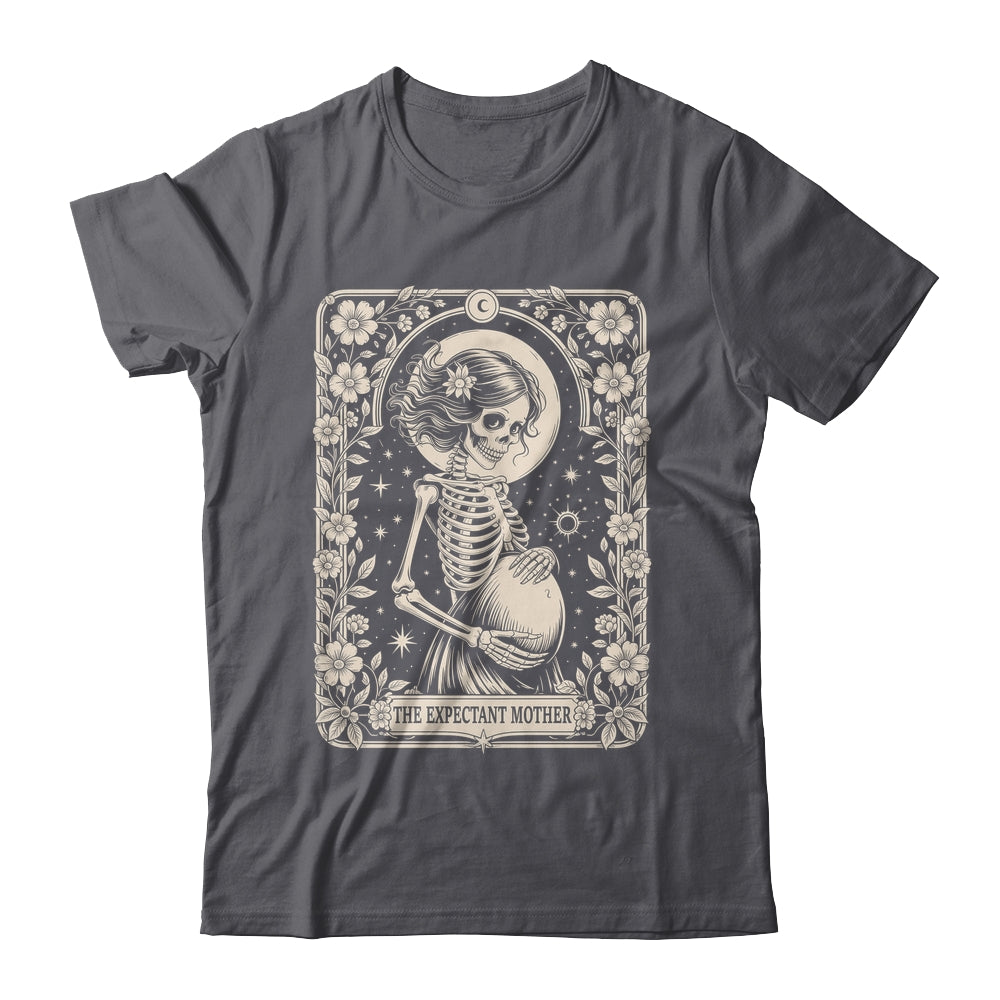 Skeleton Expectant Mother Tarot Card Pregnancy Announcement Shirt & Hoodie | teecentury