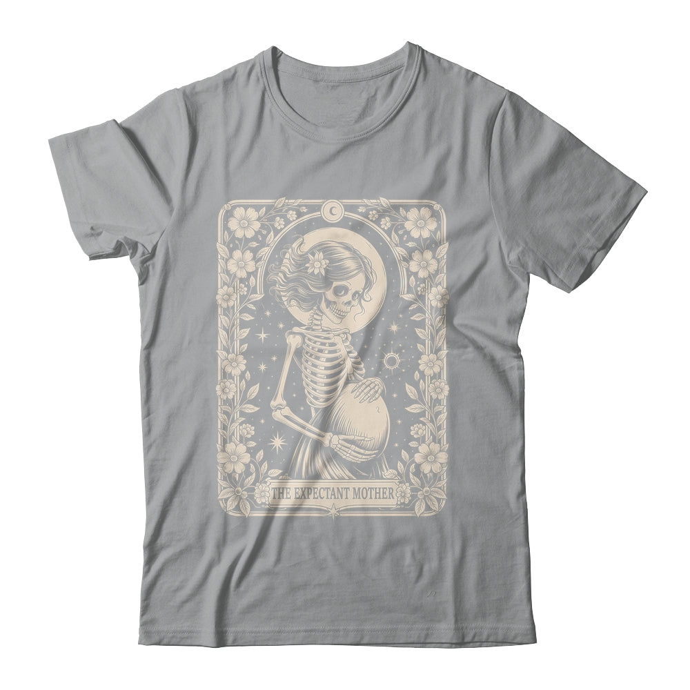Skeleton Expectant Mother Tarot Card Pregnancy Announcement Shirt & Hoodie | teecentury