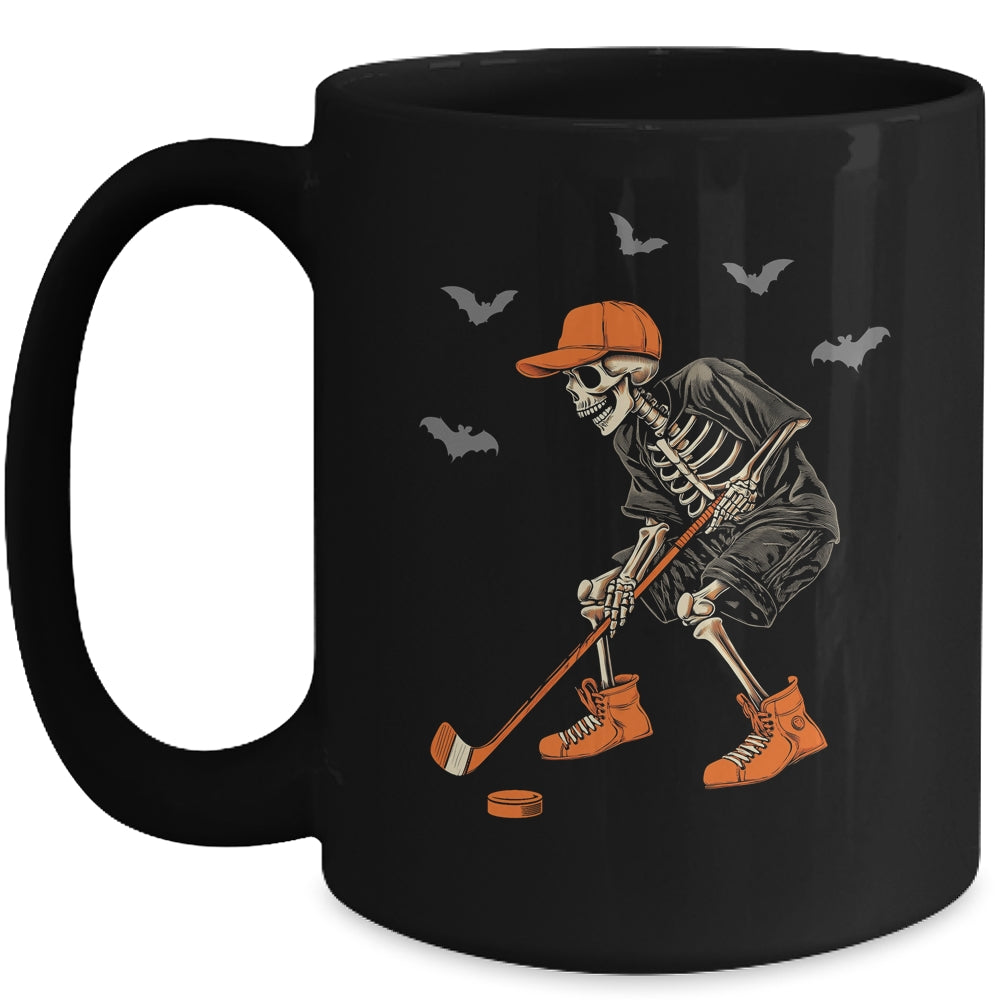 Skeleton Hockey Halloween Costume Sport Men Boys Graphic Mug | teecentury
