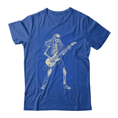 Skeleton Playing Guitar Graphic Rock And Roll Band Rock On Shirt & Hoodie | teecentury