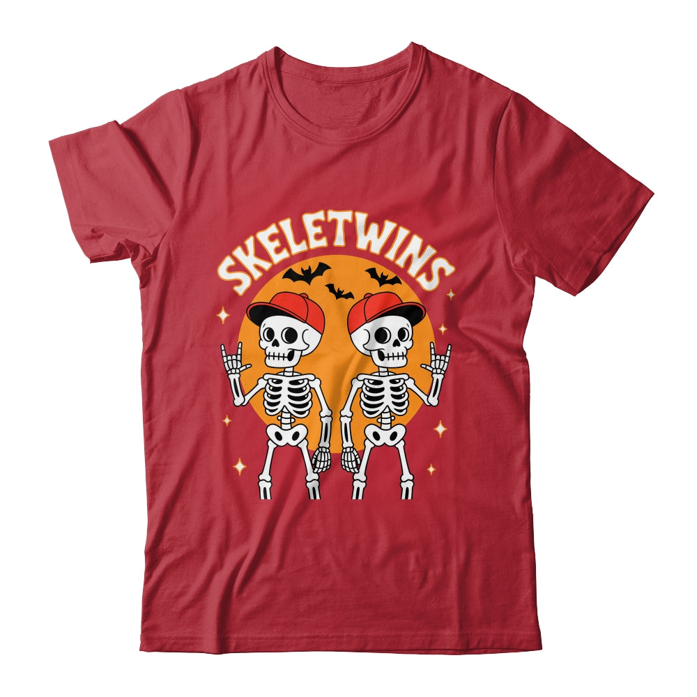 Skeletwins Halloween Twins Skeletons Men Boys Costume Funny Shirt & Hoodie | teecentury