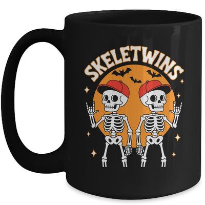 Skeletwins Halloween Twins Skeletons Men Boys Costume Funny Mug | teecentury