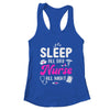 Sleep All Day Nurse All Night Funny Nursing ER RN LPN CNA Shirt & Tank Top | teecentury