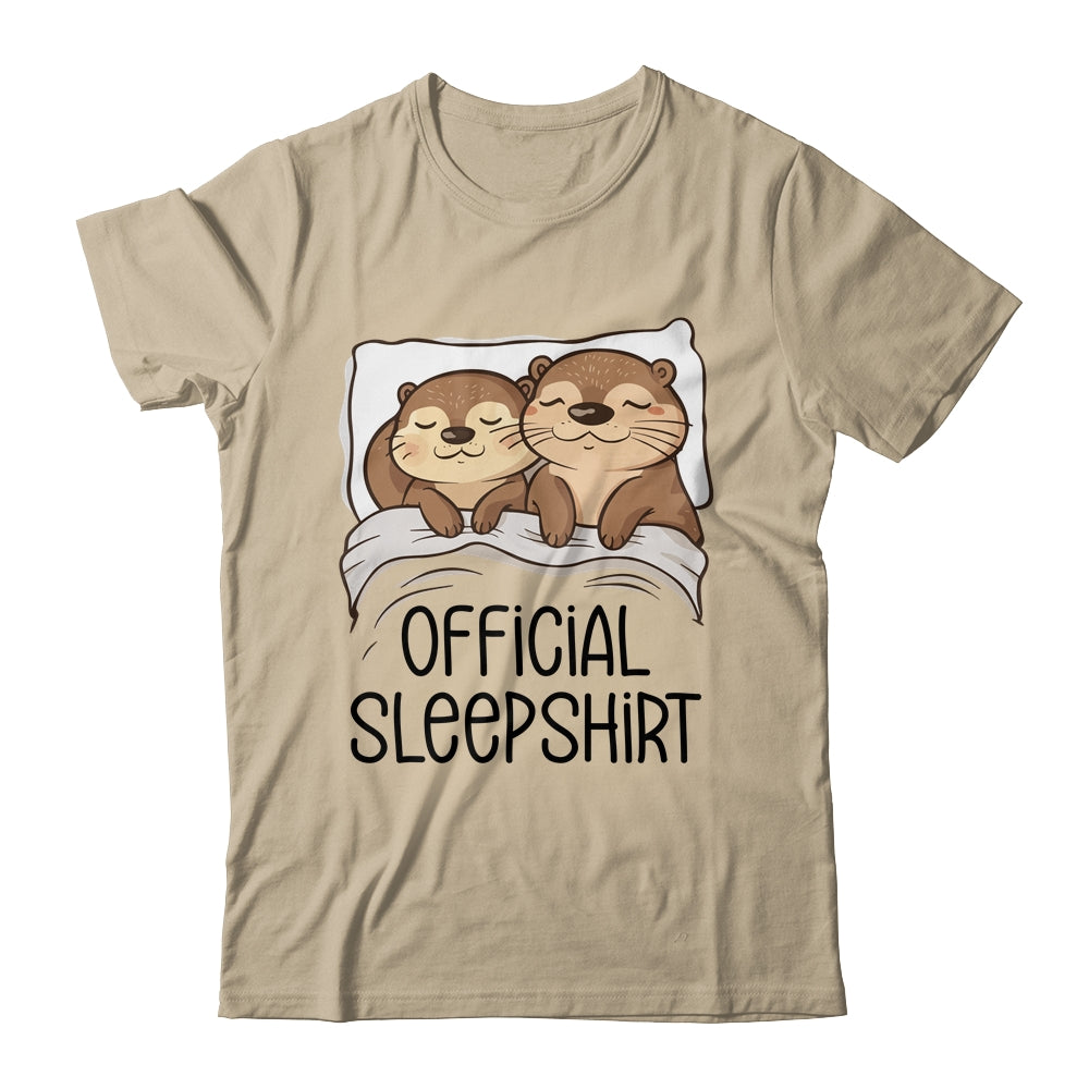 Sleeping Sea Otter Lover Napping Official Sleepshirt Shirt & Hoodie | teecentury